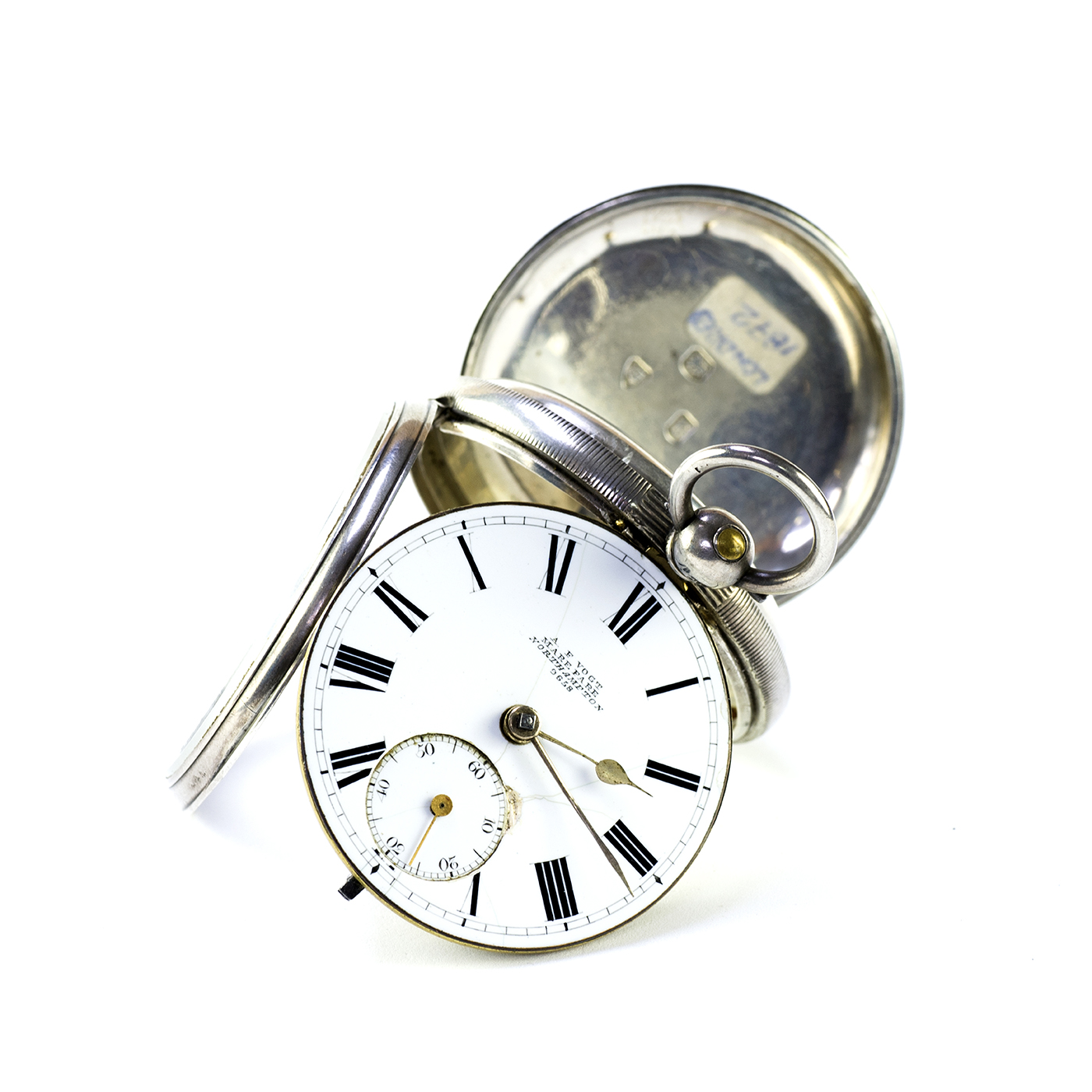 A.F. VOGT (Nothampton). Reloj de Bolsillo, lepine, Half Fusee (Semicatalino). Londres, año 1872. A.F. VOGT (Nothampton). Reloj de Bolsillo, lepine, Half Fusee (Semicatalino). Londres, año 1872.