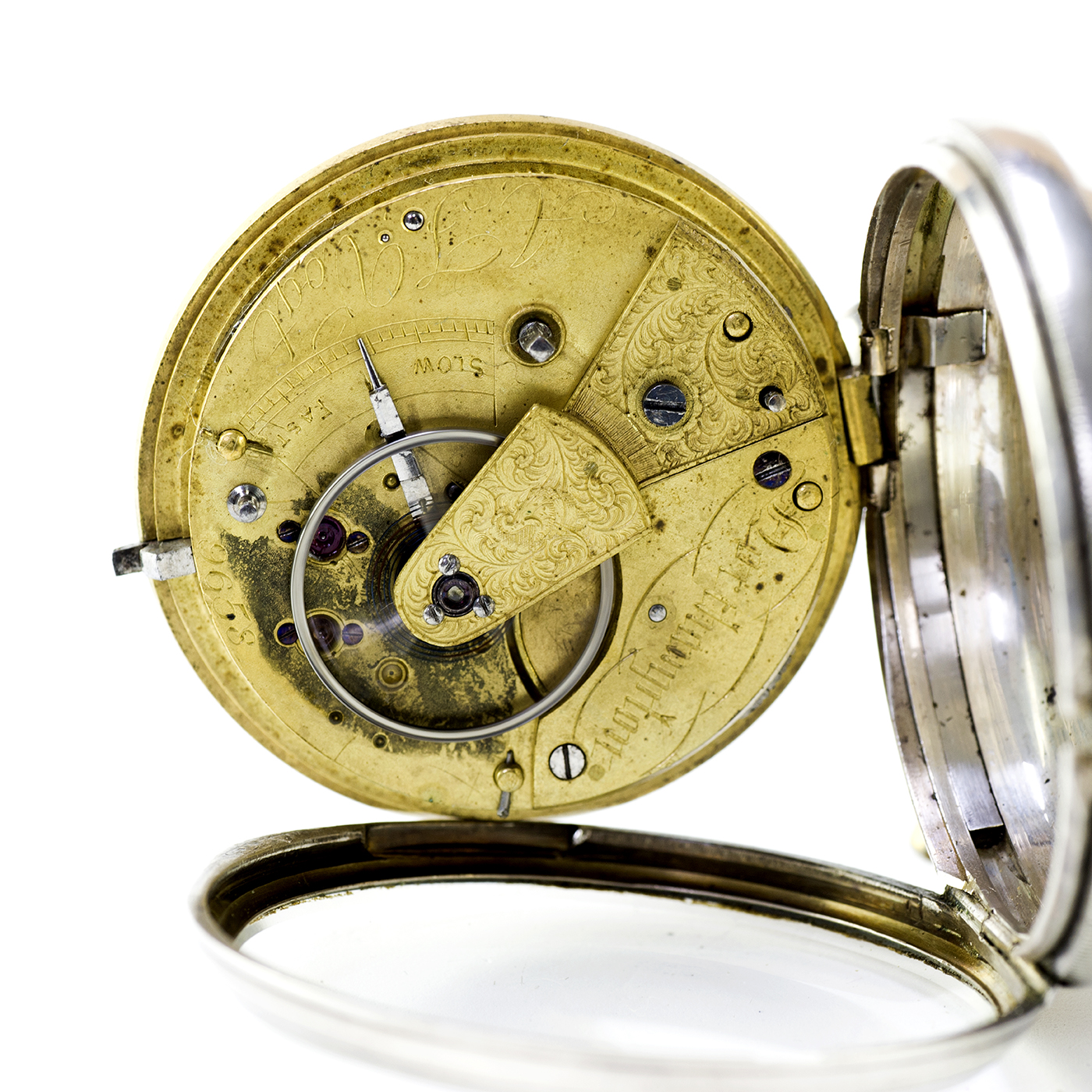 A.F. VOGT (Nothampton). Reloj de Bolsillo, lepine, Half Fusee (Semicatalino). Londres, año 1872. A.F. VOGT (Nothampton). Reloj de Bolsillo, lepine, Half Fusee (Semicatalino). Londres, año 1872.