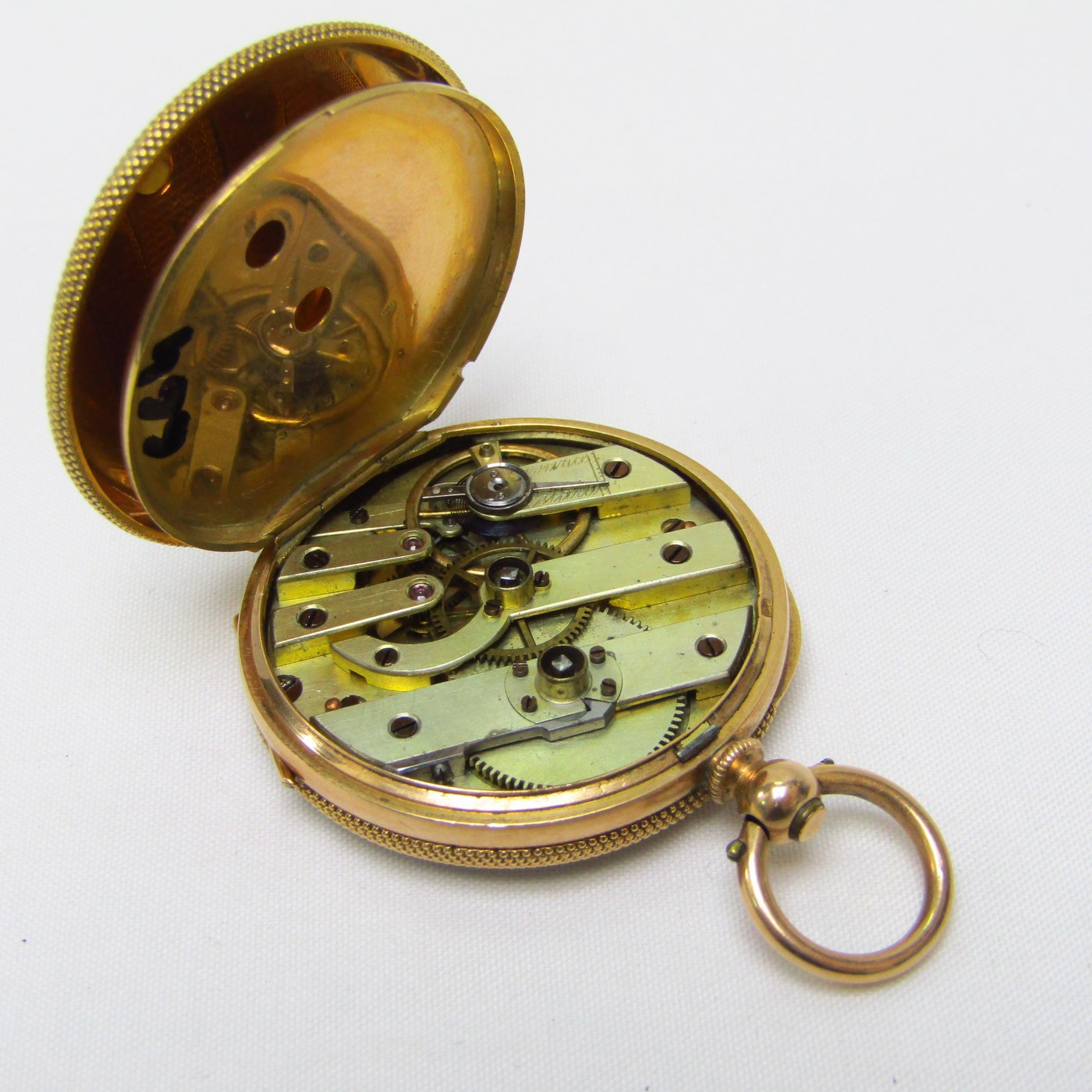 A.S. Reloj Suizo de Colgar, lepine. Ca. 1900 A.S. Reloj Suizo de Colgar, lepine. Ca. 1900