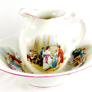 AGUAMANIL DE PORCELANA DE LA CARTUJA