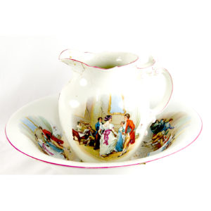 AGUAMANIL DE PORCELANA DE LA CARTUJA