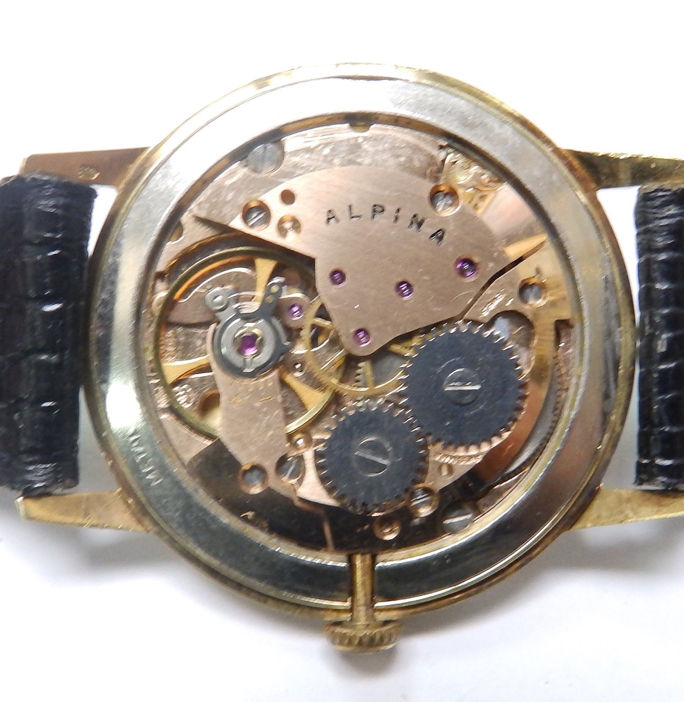 Alpina. Reloj de pulsera de caballero. Ca. 1980. Alpina. Reloj de pulsera de caballero. Ca. 1980.