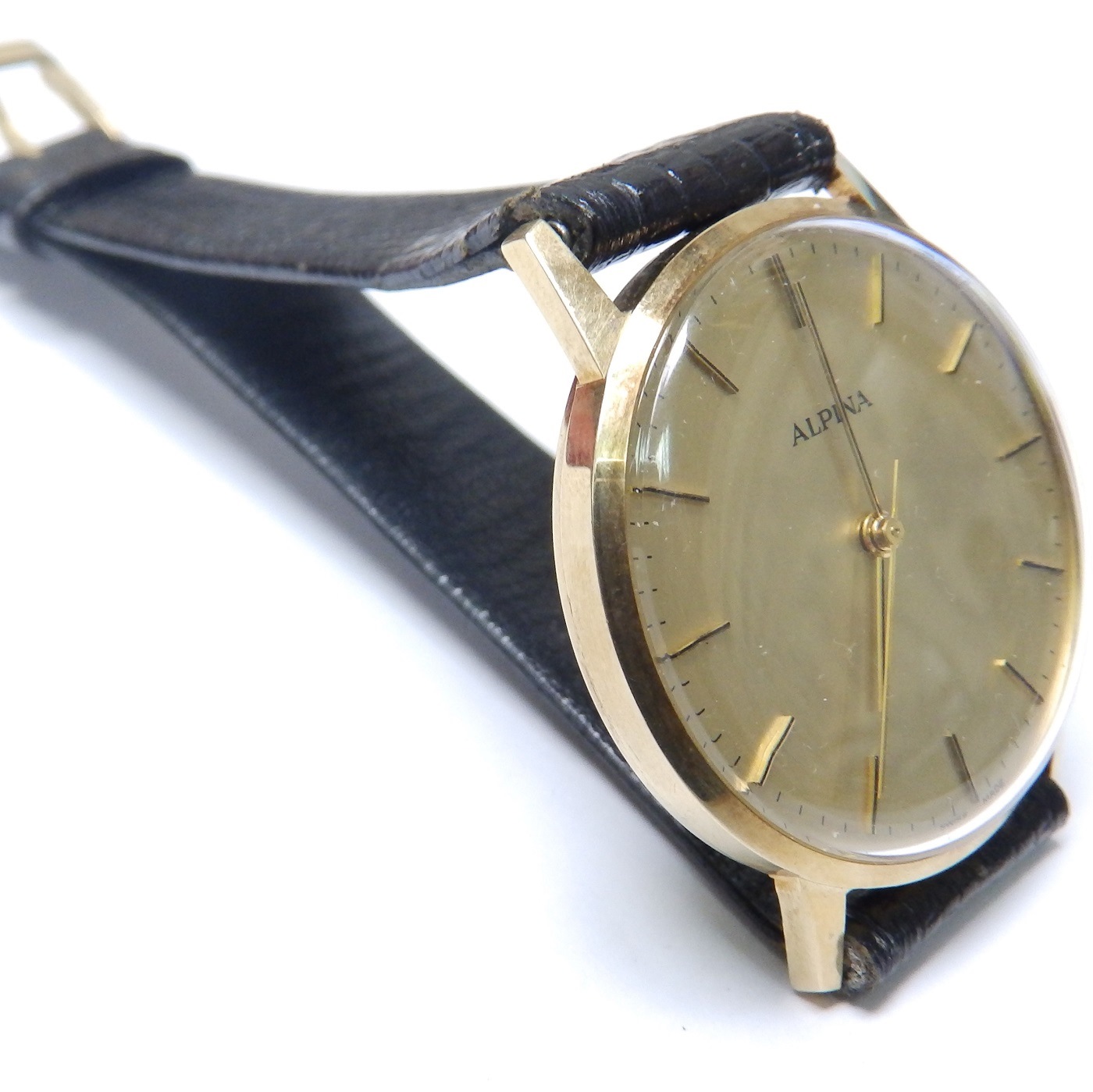 Alpina. Reloj de pulsera de caballero. Ca. 1980. Alpina. Reloj de pulsera de caballero. Ca. 1980.