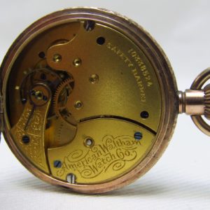 AMERICAN WALTHAM WATCH CO. Reloj de Bolsillo-colgar, lepine y remontoir. USA, ca. 1900.