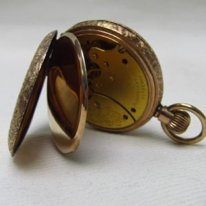 AMERICAN WALTHAM WATCH CO. Reloj de Bolsillo-colgar, lepine y remontoir. USA, ca. 1900.