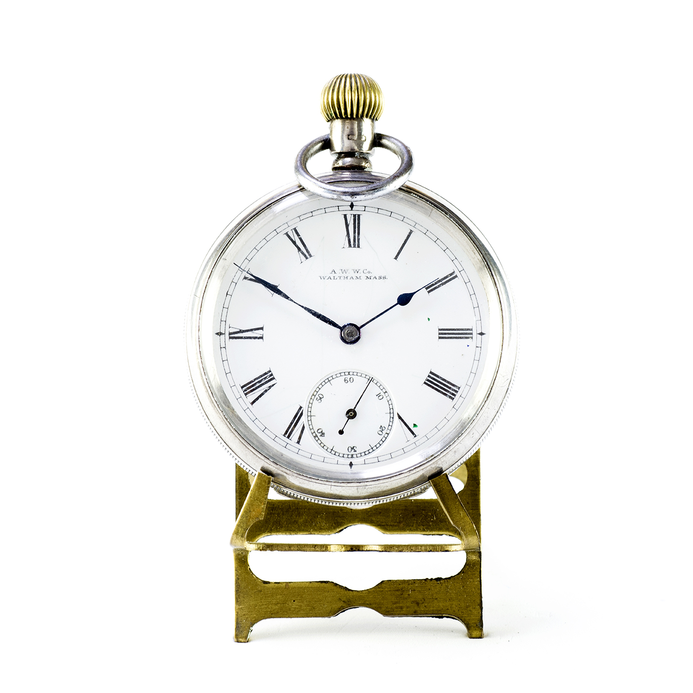 AMERICAN WALTHAM WATCH Co. Reloj de bolsillo, lepine y remontoir. USA, ca. 1890.