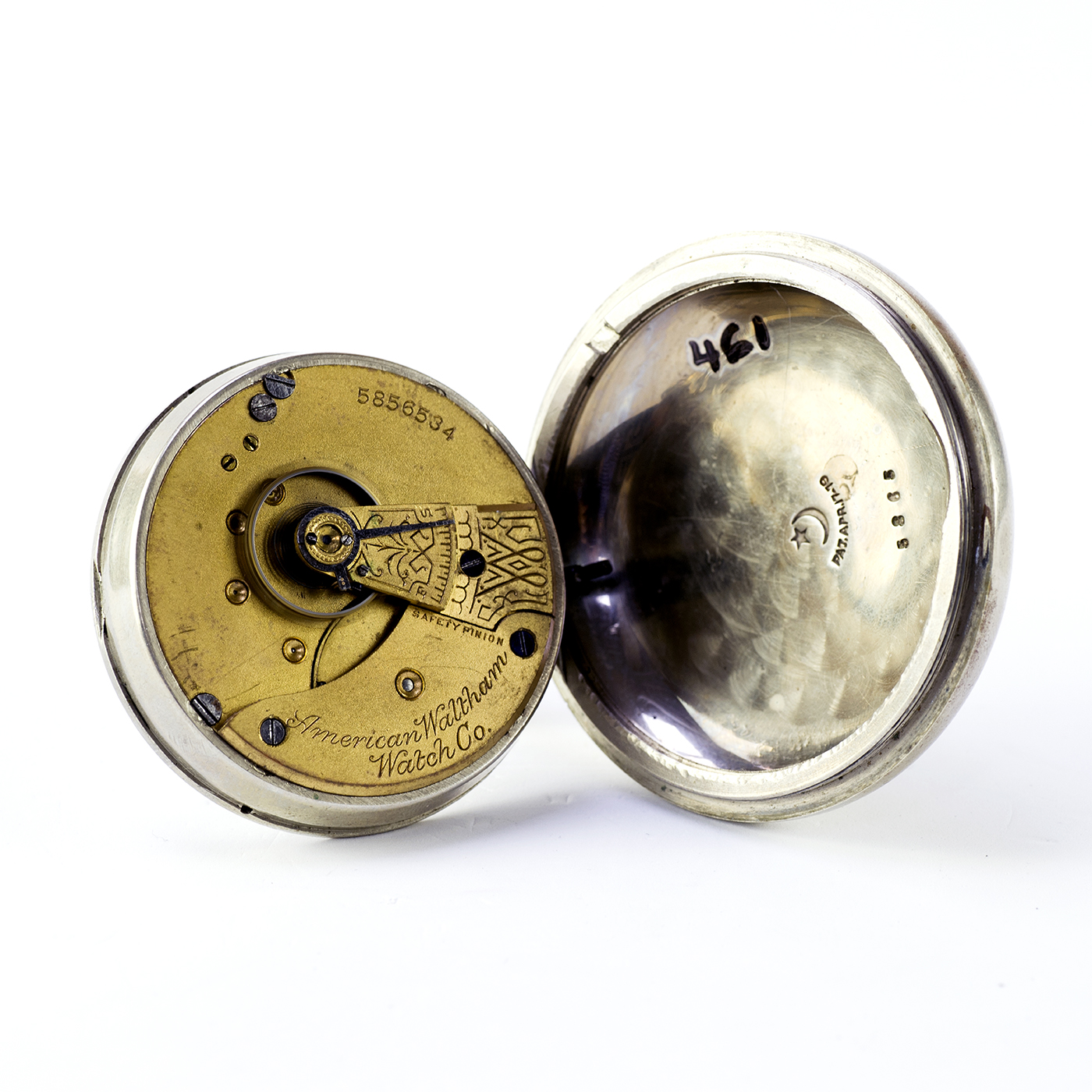 AMERICAN WALTHAM WATCH CO.(USA). Reloj de Bolsillo, Lepine y remontoir. USA, ca.1890. AMERICAN WALTHAM WATCH CO.(USA). Reloj de Bolsillo, Lepine y remontoir. USA, ca.1890.