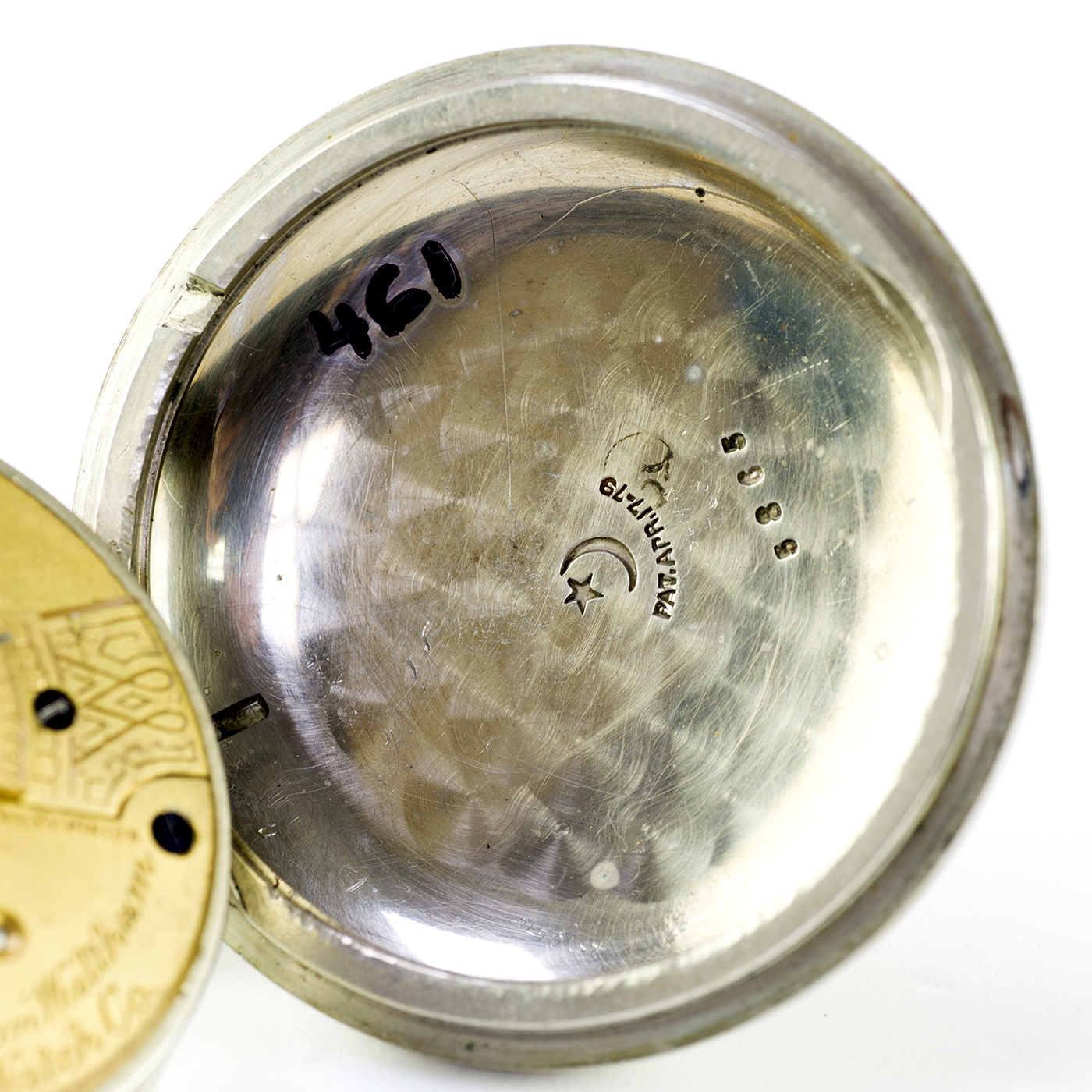 AMERICAN WALTHAM WATCH CO.(USA). Reloj de Bolsillo, Lepine y remontoir. USA, ca.1890. AMERICAN WALTHAM WATCH CO.(USA). Reloj de Bolsillo, Lepine y remontoir. USA, ca.1890.