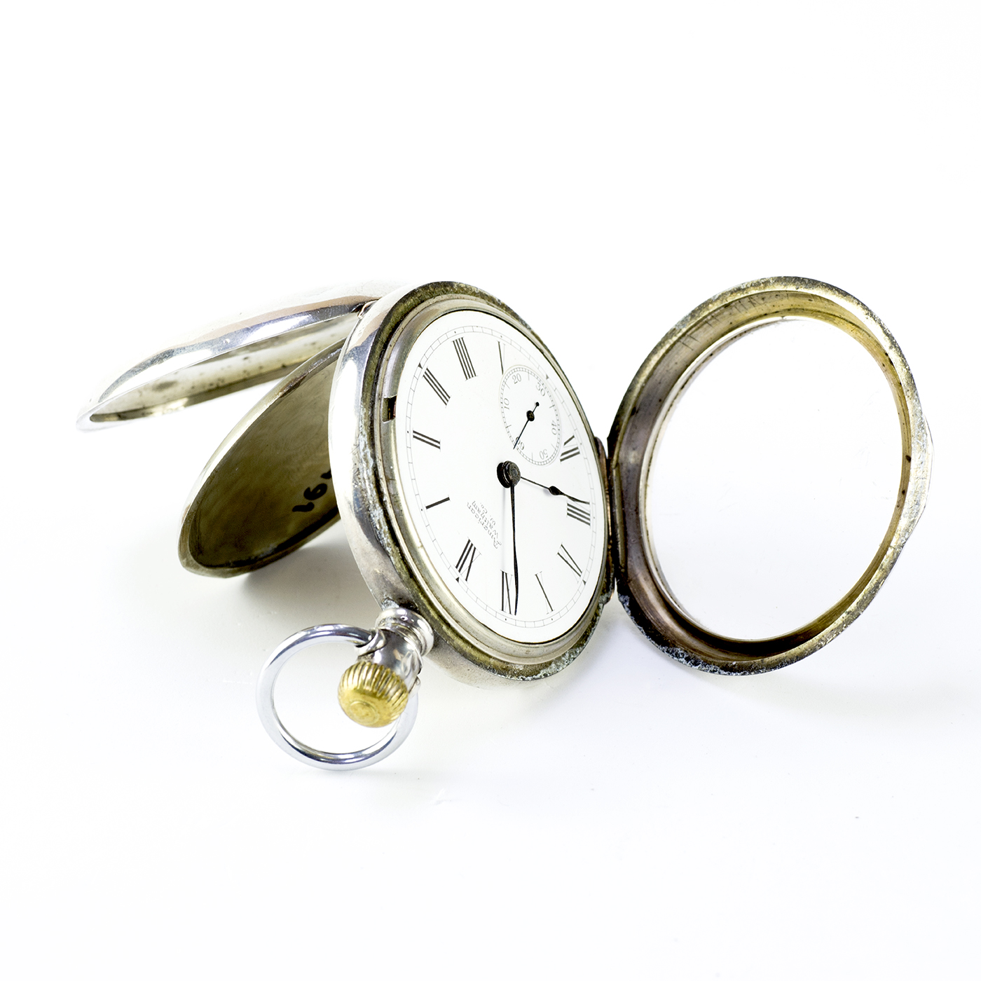 AMERICAN WALTHAM WATCH COMPANY (USA). Reloj de Bolsillo para caballero, Lepine y remontoir. Año, 1889. AMERICAN WALTHAM WATCH COMPANY (USA). Reloj de Bolsillo para caballero, Lepine y remontoir. Año, 1889.