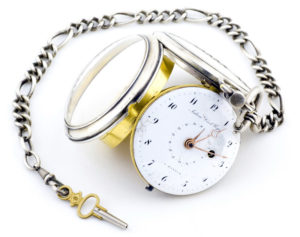 Andreas David Weyer (Weyher). Reloj de bolsillo de caballero. Circa, 1760-80. Ciudad A. Danzig.