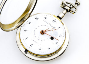 Andreas David Weyer (Weyher). Reloj de bolsillo de caballero. Circa, 1760-80. Ciudad A. Danzig.