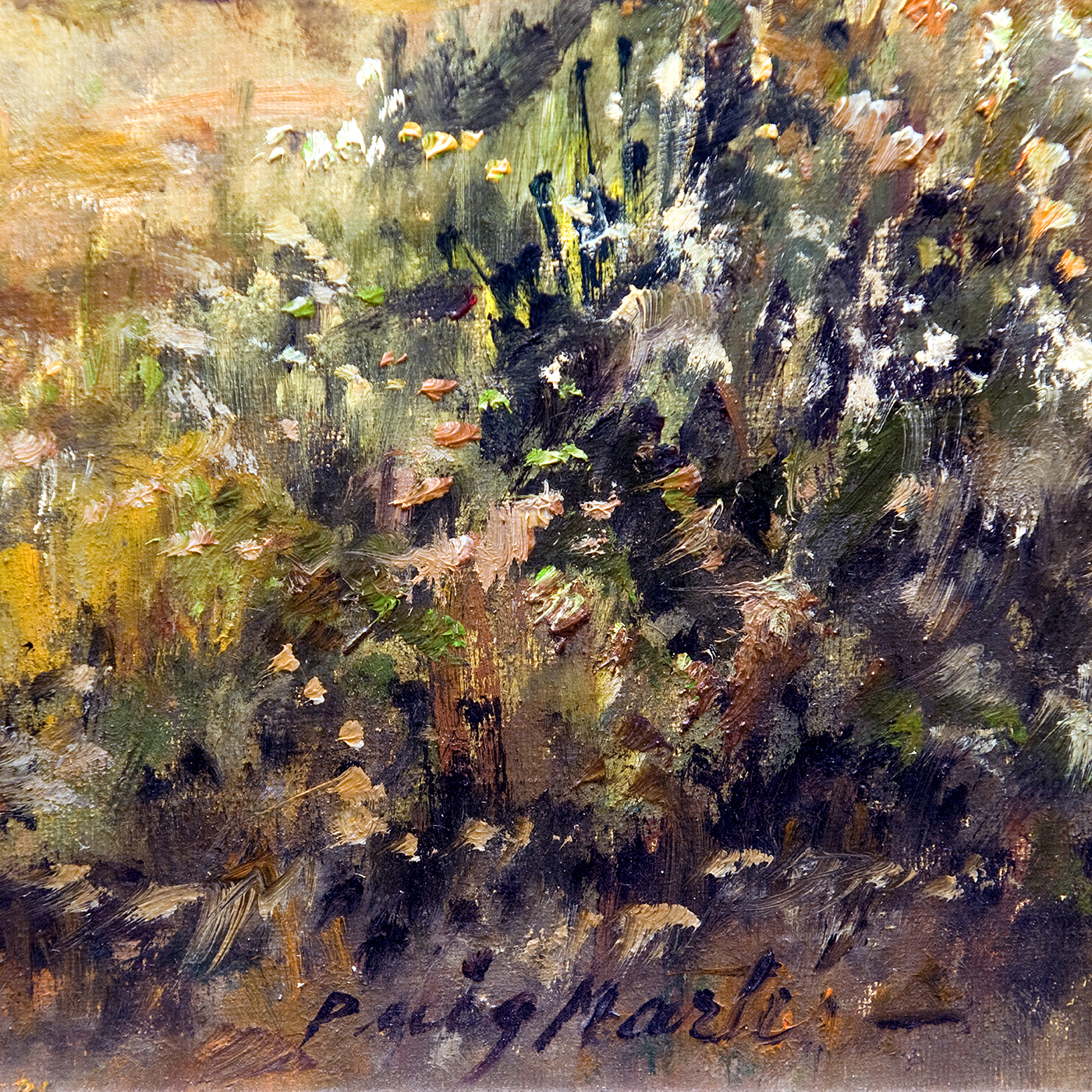 ANTONI PUIG MARTÍ. Óleo sobre lienzo. "Paisaje". ANTONI PUIG MARTÍ. Óleo sobre lienzo. "Paisaje".