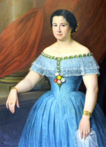 ANTONIO MARÍA ESQUIVEL Y SUÁREZ DE URBINA. Óleo Sobre lienzo. "Retrato de Matilde Díaz"