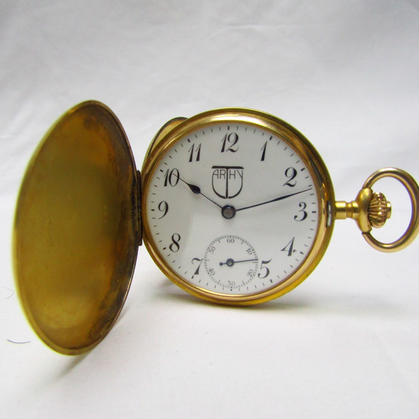ARTHY. Reloj Suizo de bolsillo, saboneta y remontoir. Ca. 1910.
