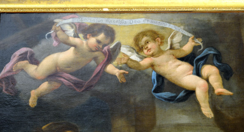 Atribuido al TALLER DE MURILLO. Óleo sobre lienzo. “Adoración de los pastores” Atribuido al TALLER DE MURILLO. Óleo sobre lienzo. “Adoración de los pastores”