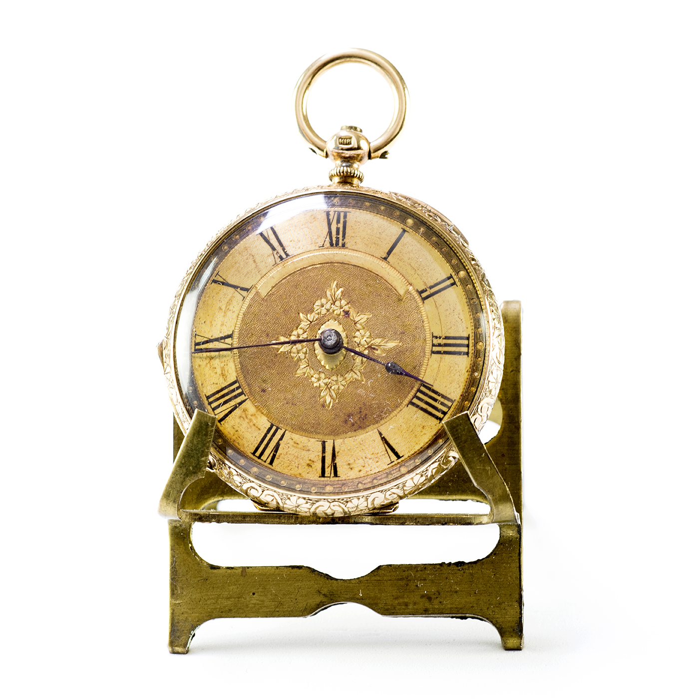 AUGUSTE ROBERT STAUFFER & FILS (ARS & F). Hang watch, lepine. Switzerland, Ca. 1880.