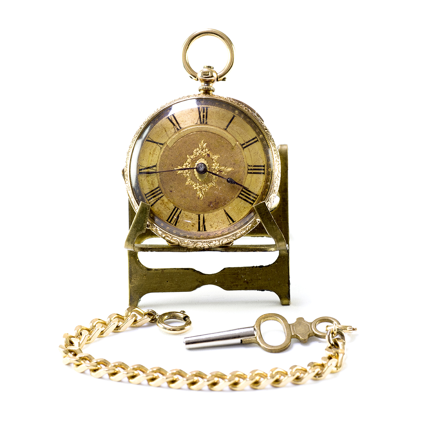 AUGUSTE ROBERT STAUFFER & FILS (ARS&F). Reloj de Colgar, lepine. Suiza, Ca. 1880. AUGUSTE ROBERT STAUFFER & FILS (ARS&F). Reloj de Colgar, lepine. Suiza, Ca. 1880.