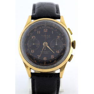 AUREOLE CHRONOGRAPHE SUISSE - Reloj Cronógrafo de pulsera. Calibre Landerón. Ca. 1955