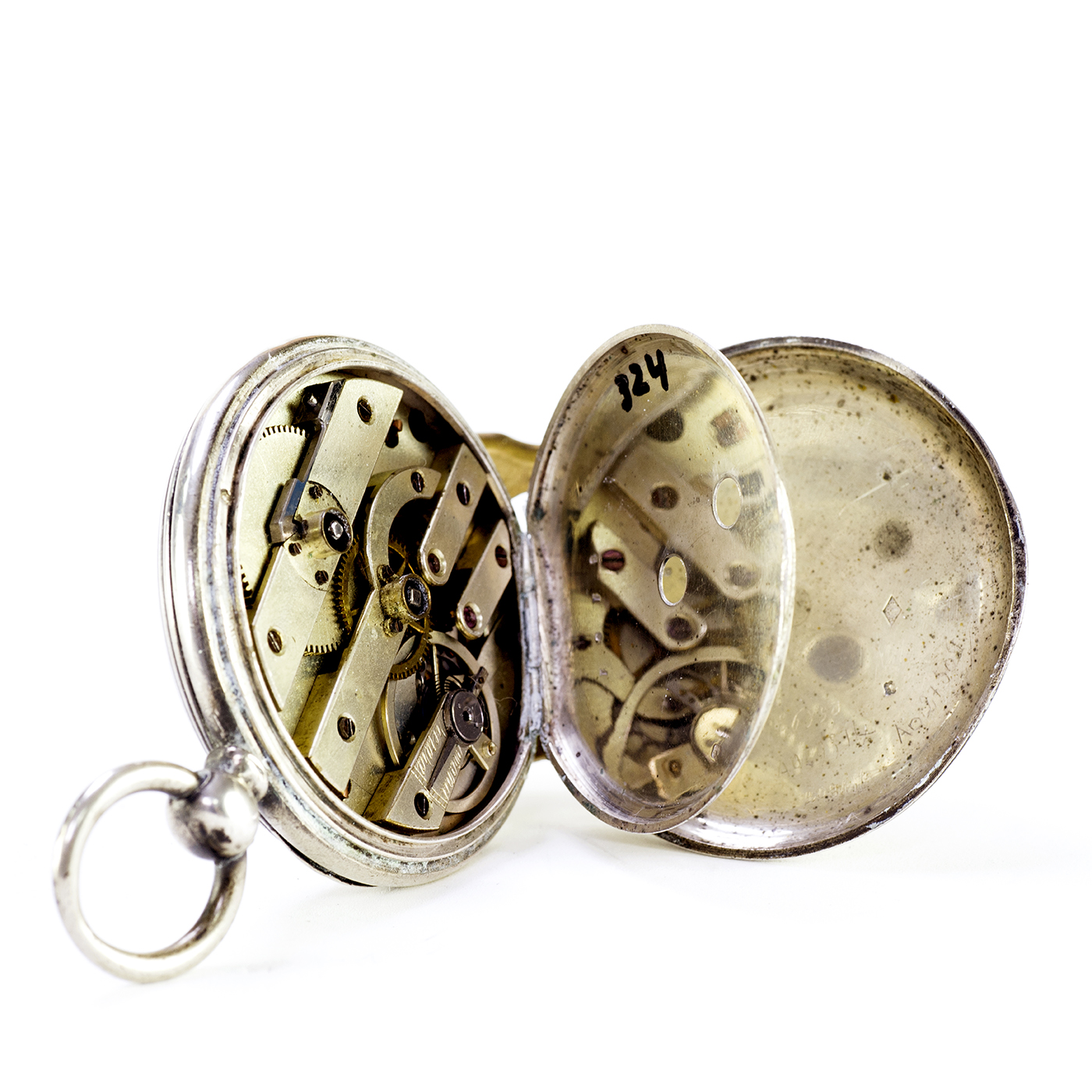 B.J.A. Reloj Suizo de Bolsillo, lepine. Ca. 1890 B.J.A. Reloj Suizo de Bolsillo, lepine. Ca. 1890