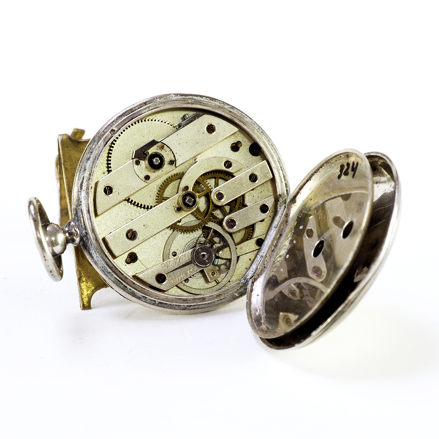B.J.A. Reloj Suizo de Bolsillo, lepine. Ca. 1890 B.J.A. Reloj Suizo de Bolsillo, lepine. Ca. 1890