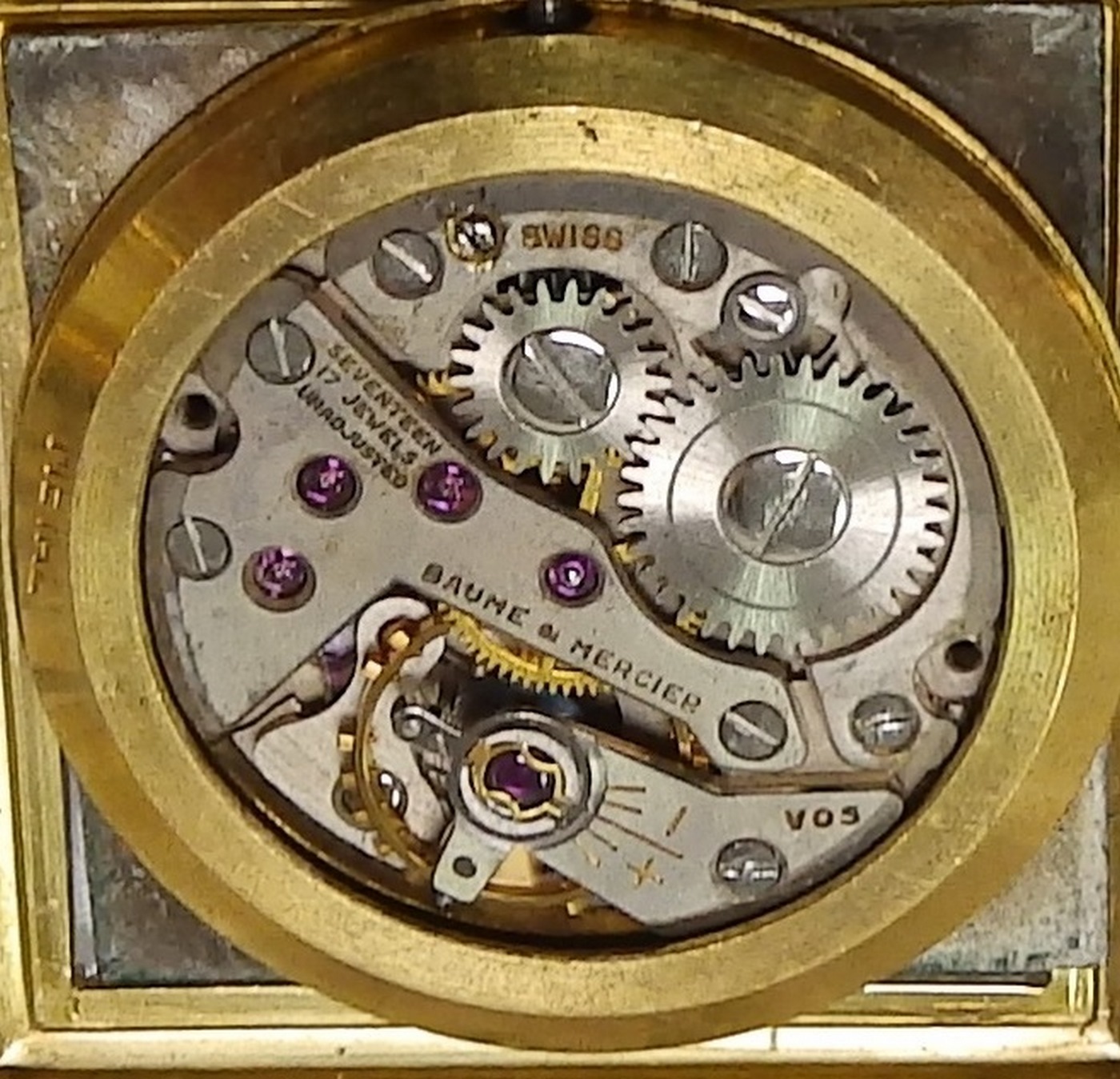 BAUME AND MERCIER (Geneve). Reloj pulsera para caballero. Ca. 1960. BAUME AND MERCIER (Geneve). Reloj pulsera para caballero. Ca. 1960.