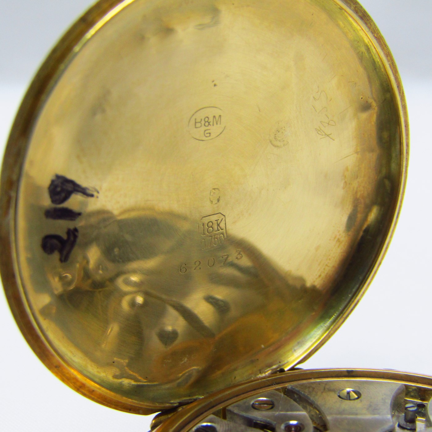 BAUME & MERCIER (B&M.G). Reloj de bolsillo, lepine y remontoir. Suiza, ca. 1900 BAUME & MERCIER (B&M.G). Reloj de bolsillo, lepine y remontoir. Suiza, ca. 1900