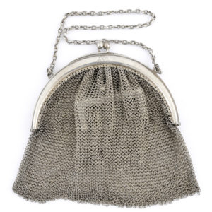 BOLSO DE NOCHE EN PLATA ANTIGUA