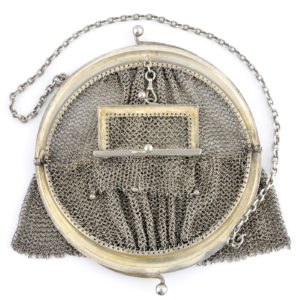 BOLSO DE NOCHE EN PLATA ANTIGUA