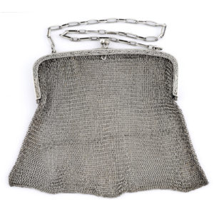 BOLSO DE NOCHE EN PLATA ANTIGUA