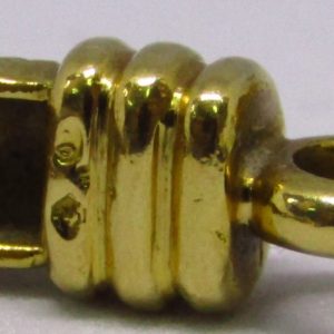 Brazalete Articulado artesanal en Oro de 18k. Longitud: 18 cm. Peso: 19 gr.