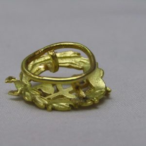 Broche de Solapa en Oro 18k, con Escudo de Arquitectura