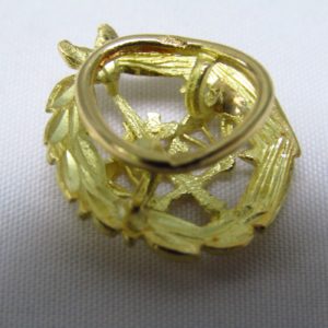 Broche de Solapa en Oro 18k, con Escudo Graduados Sociales. 2,80 gr.