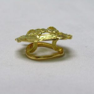 Broche de Solapa en Oro 18k, con Escudo Graduados Sociales. 2,80 gr.