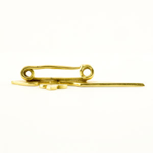 Broche en Oro de 18k de Cruz de Santiago