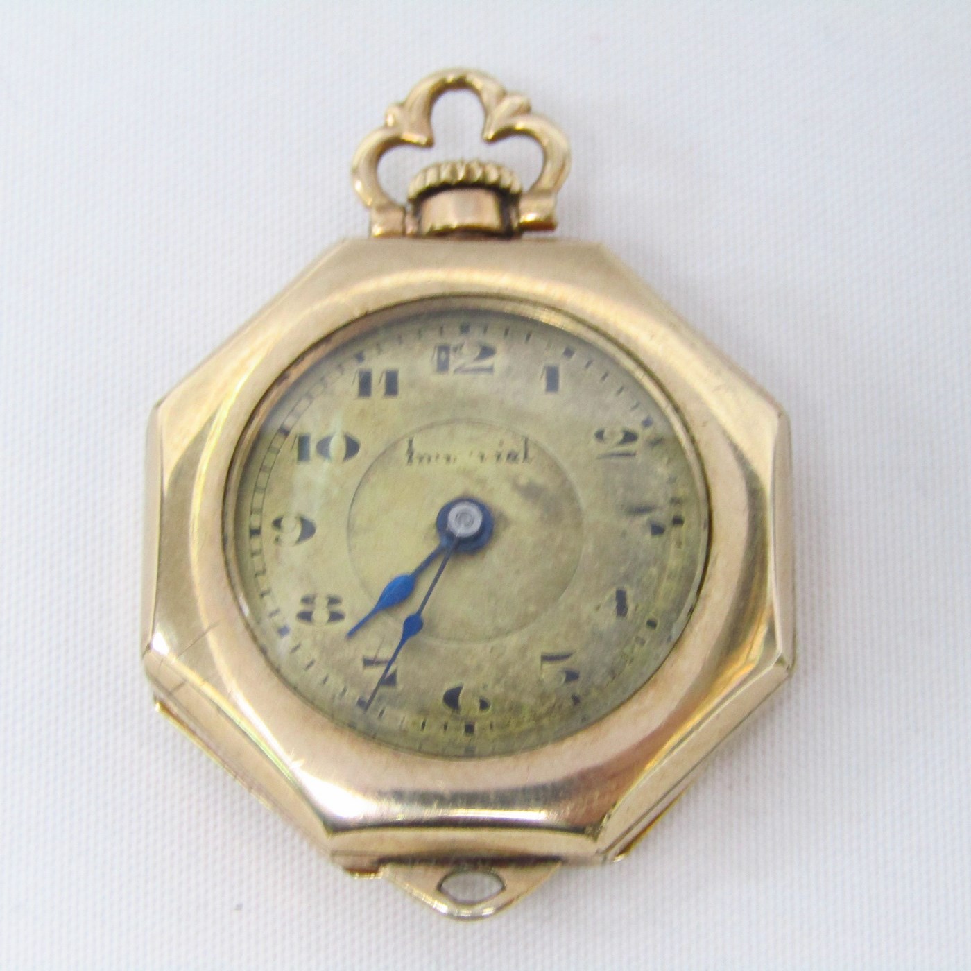 BUREN W. Co. (Suiza). Reloj de colgar, lepine y remontoir. Ca. 1900.