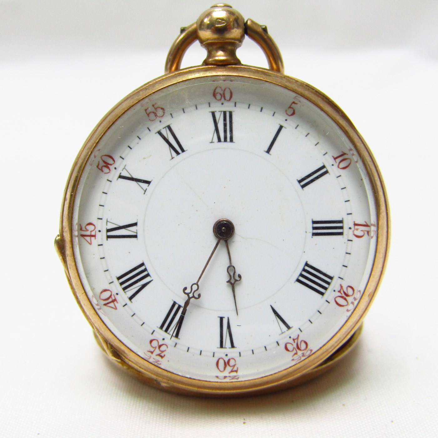 C.F. Reloj Suizo de colgar lepine. Suiza, ca. 1900.