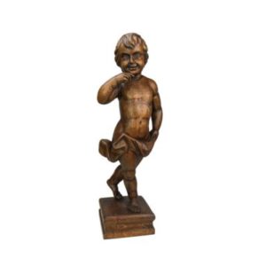 C. WESTDIJK (Países Bajos). Escultura Barroca en madera. "Angelote". Ca. 1939.