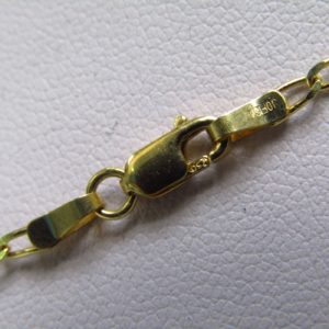 Cadena de Oro 18k. con Reloj Suizo de colgar, Radiant INCABLOC, lepine y remontoir. Pps. siglo XX.