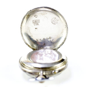 CARL HERMSEN. Reloj suizo de colgar, lepine y remontoir. Alemania, Ca. 1880