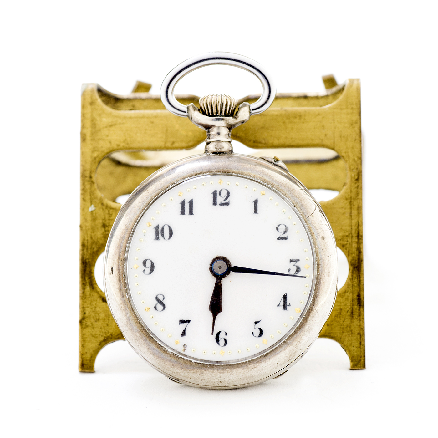 CARL HERMSEN. Reloj suizo de colgar, lepine y remontoir. Alemania, Ca. 1880