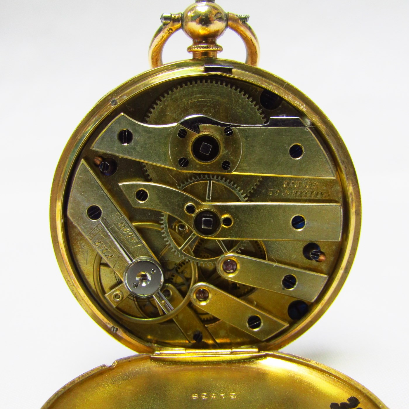 CARLLER & Co. Reloj de colgar, lepine. Geneve, ca. 1900. CARLLER & Co. Reloj de colgar, lepine. Geneve, ca. 1900.