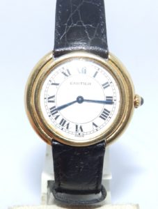Cartier. Reloj Automático de pulsera unisex. Ca. 1970-80.