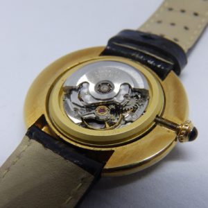 Cartier. Reloj Automático de pulsera unisex. Ca. 1970-80.
