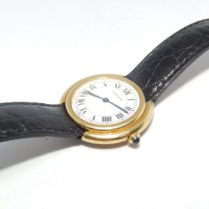 Cartier. Reloj Automático de pulsera unisex. Ca. 1970-80.