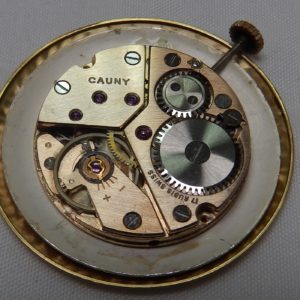 Cauny. Reloj de pulsera de caballero. Ca. 1960