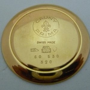 Cauny. Reloj de pulsera de caballero. Ca. 1960