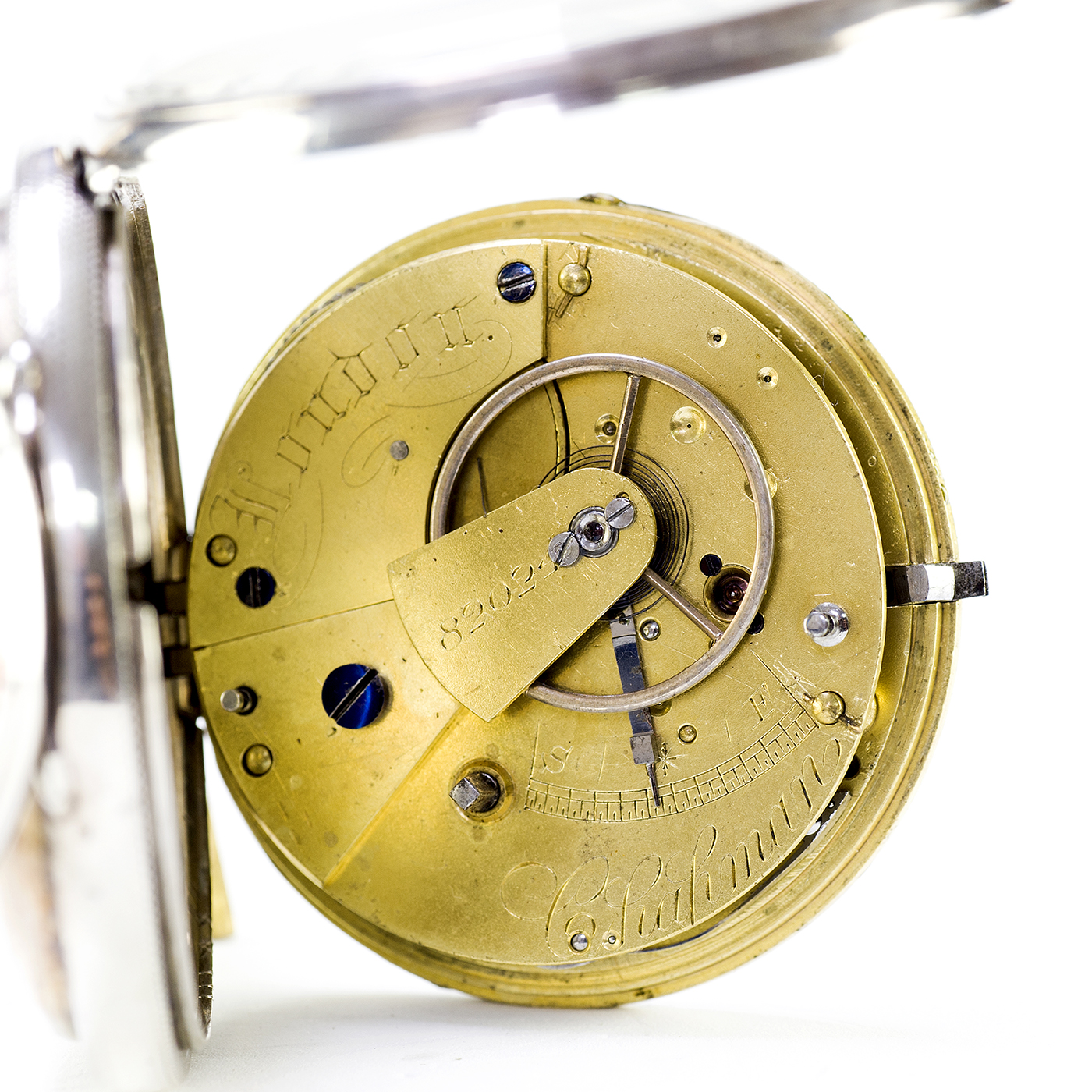 CHAPMAN. Reloj Inglés de Bolsillo, lepine, Half Fusee (SemiCatalino). Inglaterra, 1872. CHAPMAN. Reloj Inglés de Bolsillo, lepine, Half Fusee (SemiCatalino). Inglaterra, 1872.