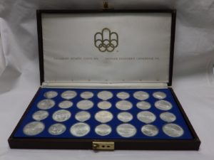 Colección de 28 Monedas Plata. Olimpiadas de Montreal (Canadá), 1976.