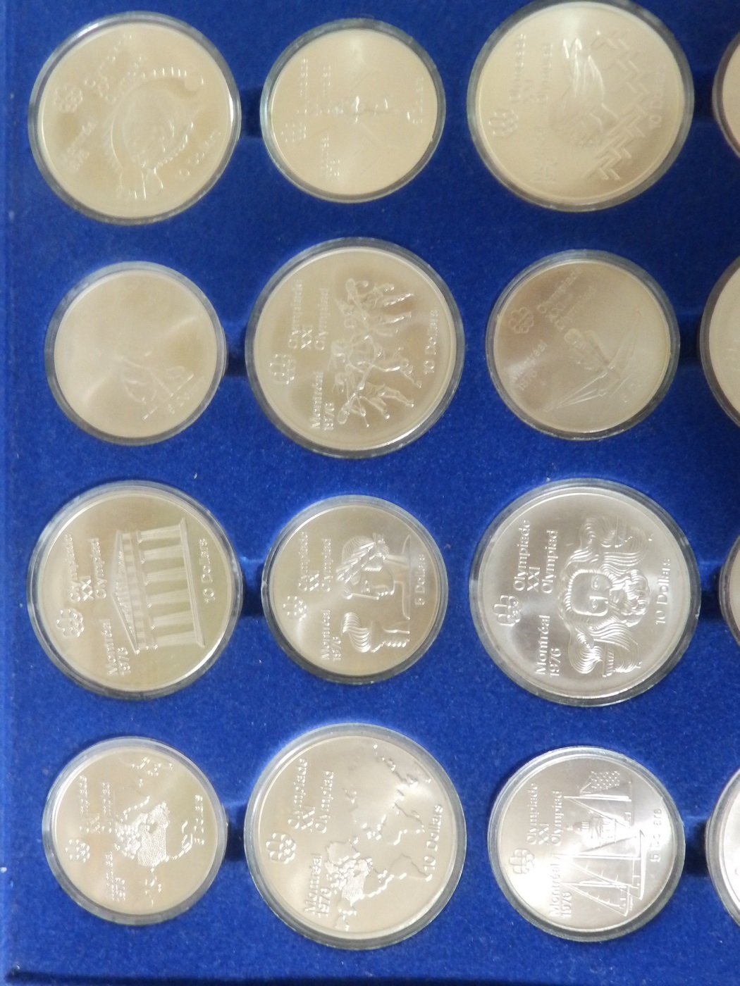 Colección de 28 Monedas Plata. Olimpiadas de Montreal (Canadá), 1976. Colección de 28 Monedas Plata. Olimpiadas de Montreal (Canadá), 1976.