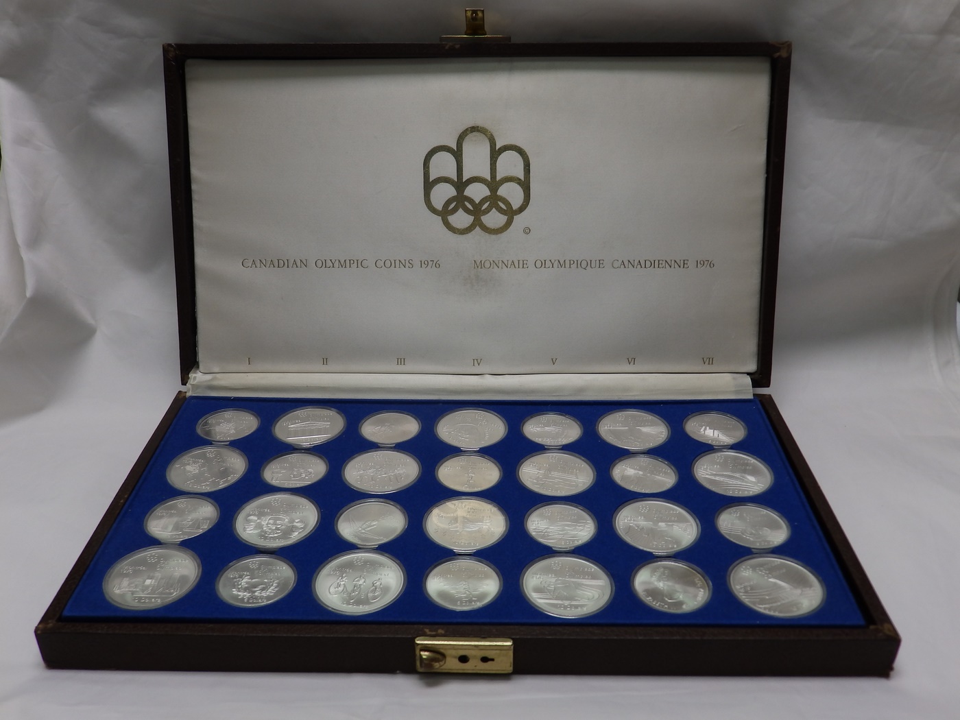Colección de 28 Monedas Plata. Olimpiadas de Montreal (Canadá), 1976. Colección de 28 Monedas Plata. Olimpiadas de Montreal (Canadá), 1976.